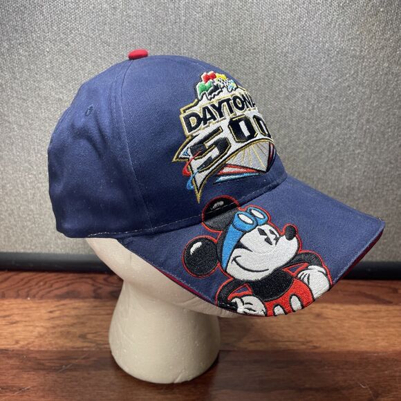 MICKEY MOUSE 2004 Daytona 500 NASCAR Kudzu  Blue Race Hat Cap - Picture 2 of 8